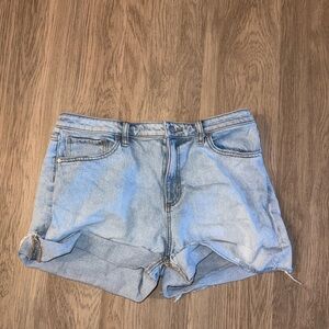PINK Victoria's Secret Light Blue Jean Shorts